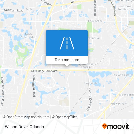 Mapa de Wilson Drive