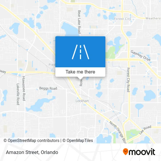 Amazon Street map