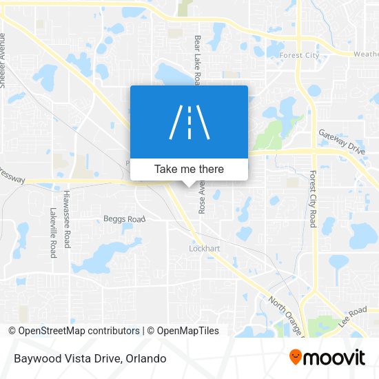 Baywood Vista Drive map
