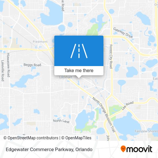 Mapa de Edgewater Commerce Parkway