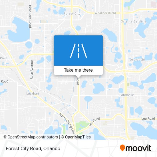 Mapa de Forest City Road
