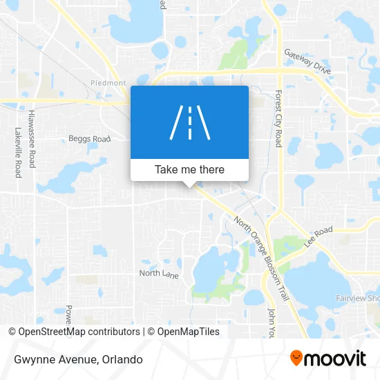 Gwynne Avenue map