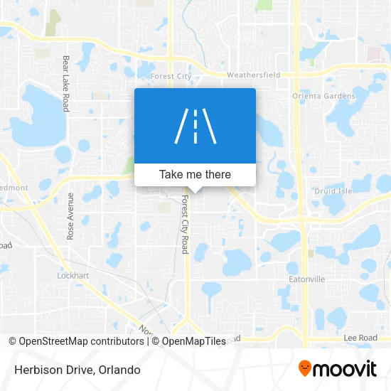 Herbison Drive map
