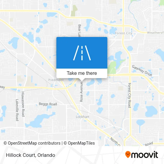 Hillock Court map