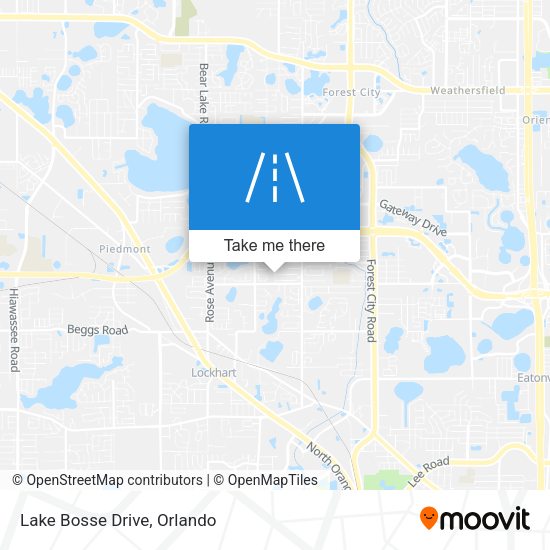 Lake Bosse Drive map