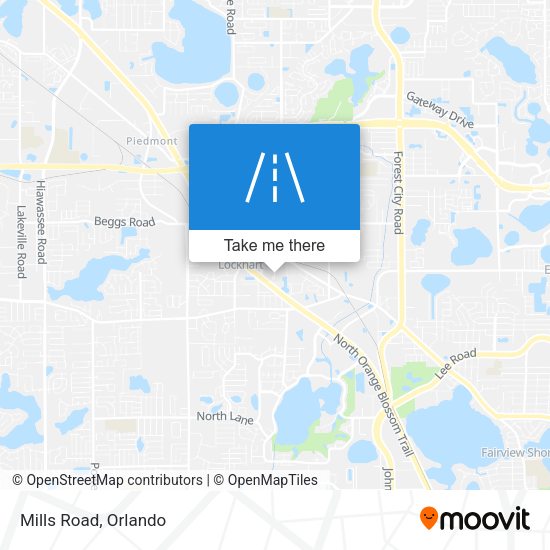 Mapa de Mills Road