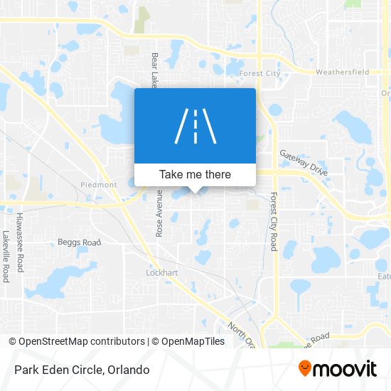 Mapa de Park Eden Circle