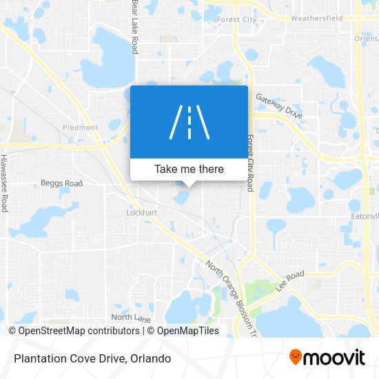 Plantation Cove Drive map