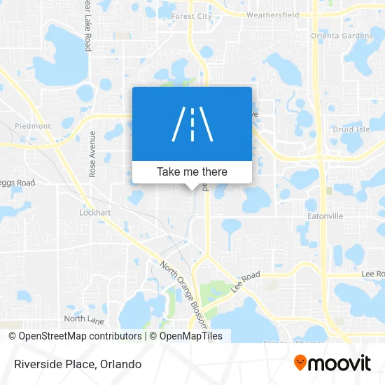 Riverside Place map