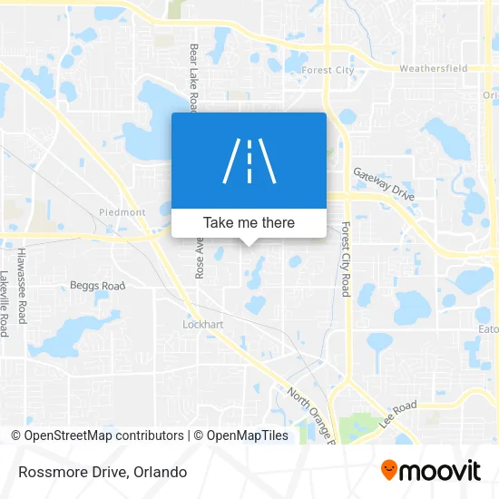Rossmore Drive map