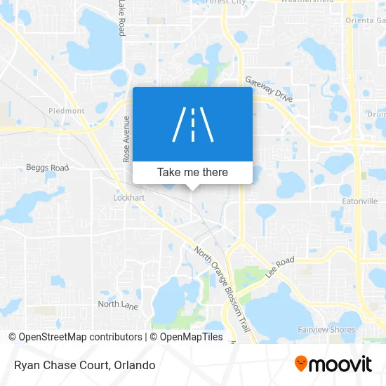 Ryan Chase Court map