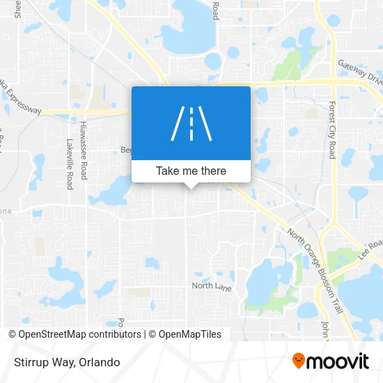 Stirrup Way map
