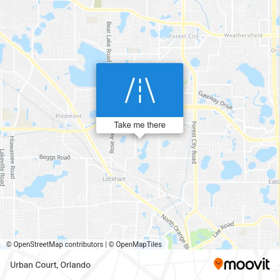 Urban Court map