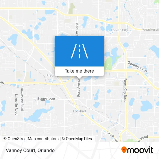 Vannoy Court map