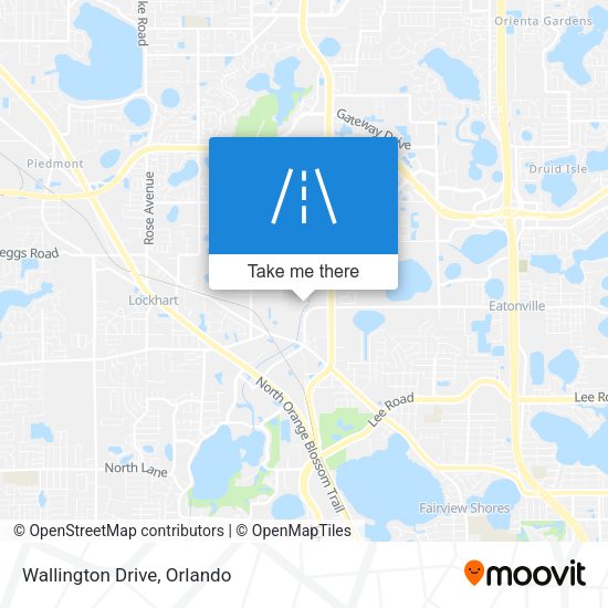 Mapa de Wallington Drive