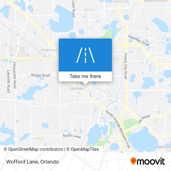 Mapa de Wofford Lane