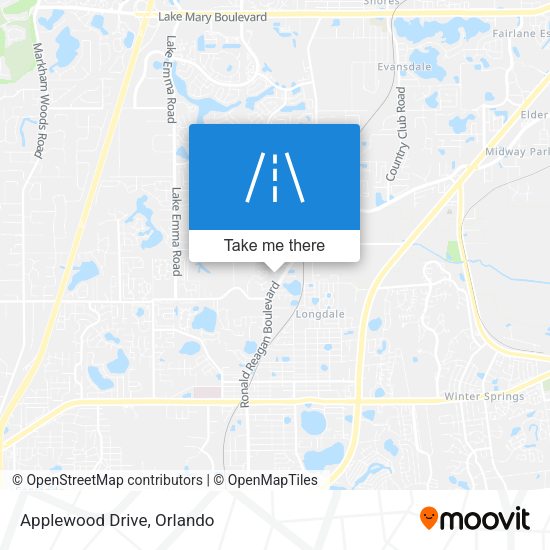 Applewood Drive map