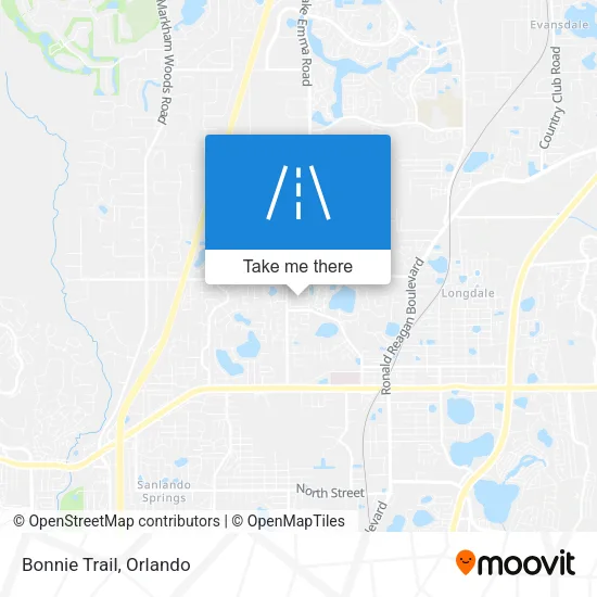 Bonnie Trail map