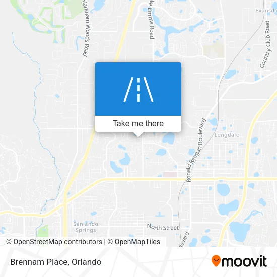 Brennam Place map