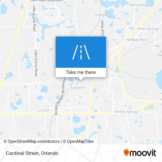 Cardinal Street map