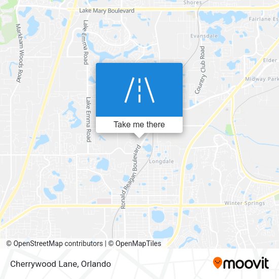 Cherrywood Lane map