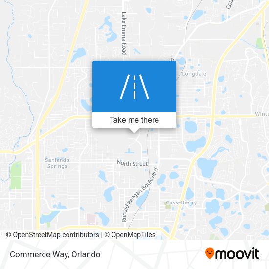 Commerce Way map