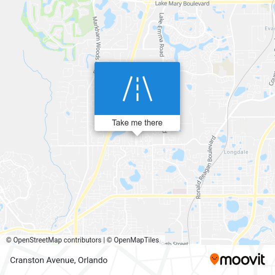 Cranston Avenue map