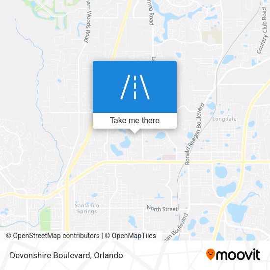 Devonshire Boulevard map