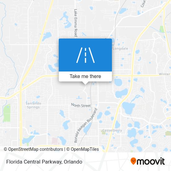 Mapa de Florida Central Parkway