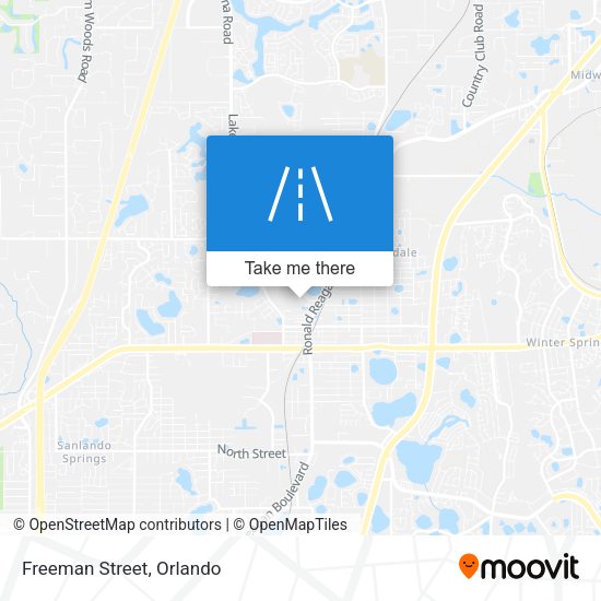 Mapa de Freeman Street