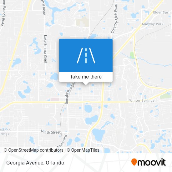 Mapa de Georgia Avenue