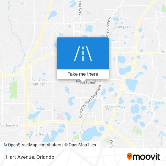 Hart Avenue map