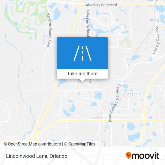 Mapa de Lincolnwood Lane