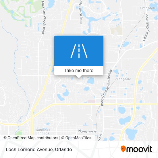 Loch Lomond Avenue map
