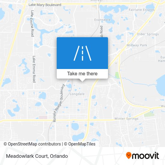Mapa de Meadowlark Court