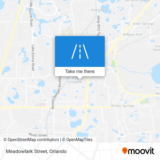 Mapa de Meadowlark Street