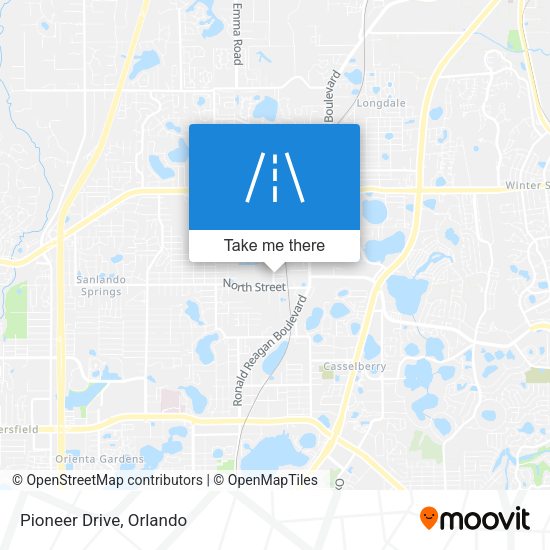 Mapa de Pioneer Drive