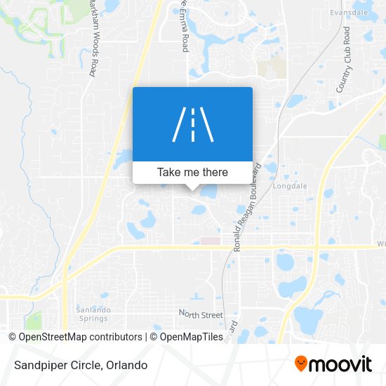 Mapa de Sandpiper Circle
