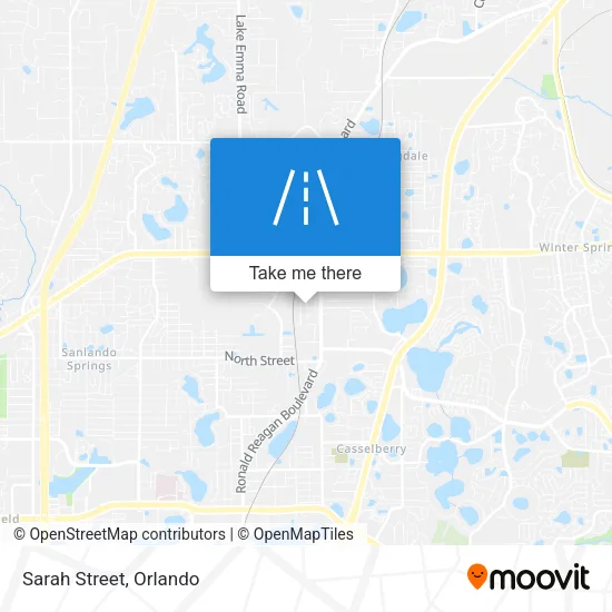 Sarah Street map