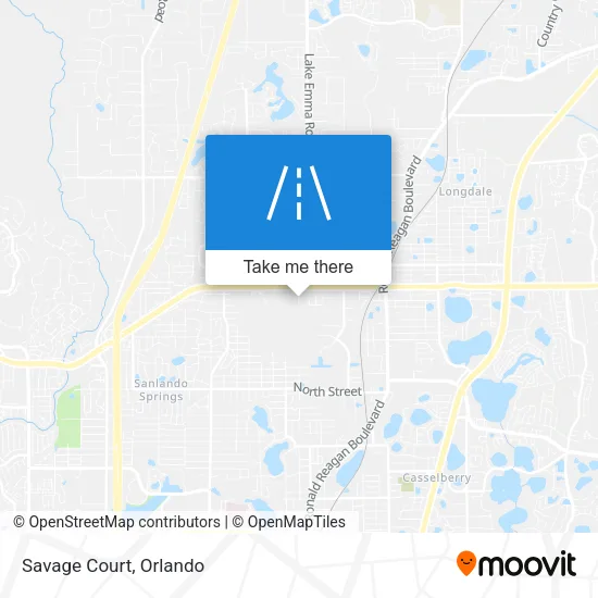 Savage Court map