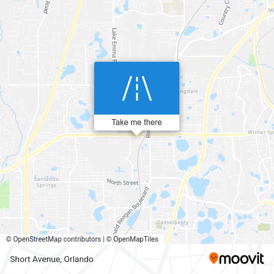 Mapa de Short Avenue