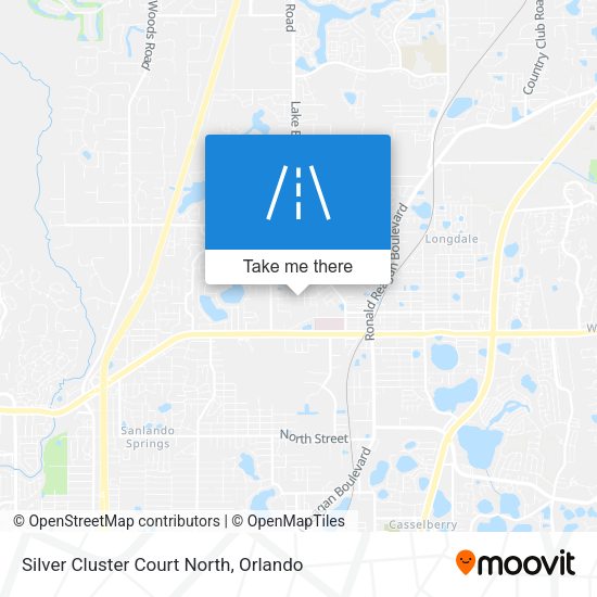 Mapa de Silver Cluster Court North