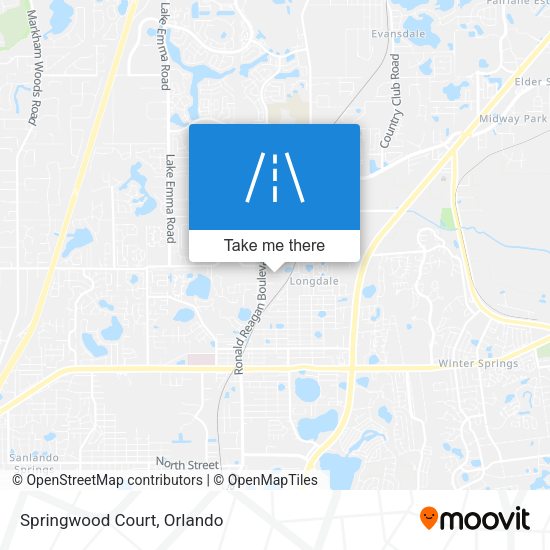 Mapa de Springwood Court