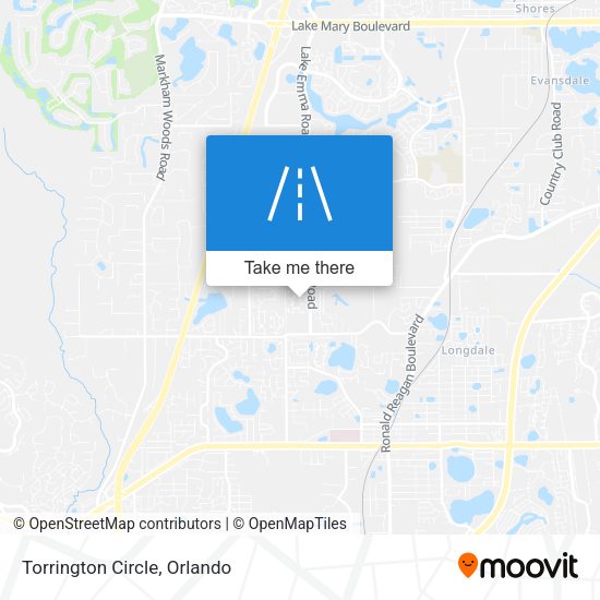 Mapa de Torrington Circle