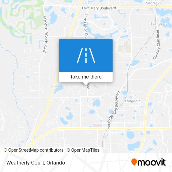 Weatherly Court map