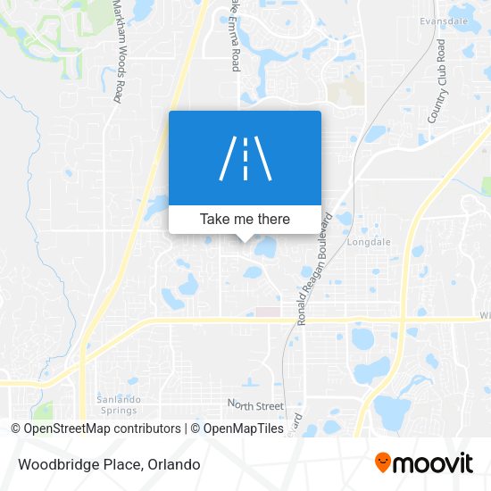 Mapa de Woodbridge Place