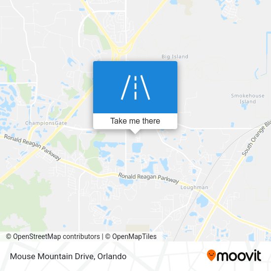 Mapa de Mouse Mountain Drive