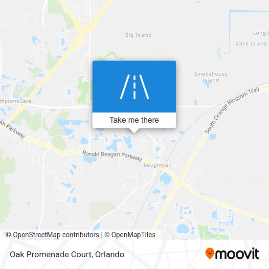 Mapa de Oak Promenade Court