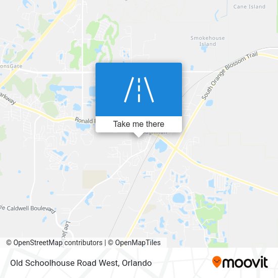 Old Schoolhouse Road West map