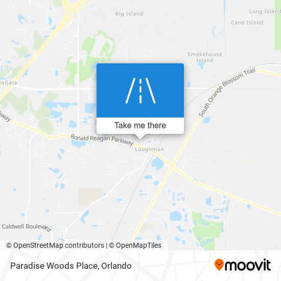 Paradise Woods Place map